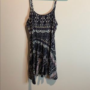 Multicolor pattern dress